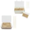 Bamboo Cotton Swabs - Biodegradable Double Tips Cotton Buds - Natural Organic Cotton Swabs - Pure Cotton Buds For Ear Beauty & Personal Care view 1