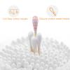 Bamboo Cotton Swabs - Biodegradable Double Tips Cotton Buds - Natural Organic Cotton Swabs - Pure Cotton Buds For Ear Beauty & Personal Care view 4