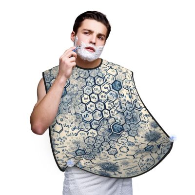 Augenstern Men'S Shaving Apron Chemical-Formula-Homework Father Shaving Bib Beard Bib Apron