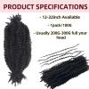 Human Hair Springy Twist Hair Extensions Afro Kinky Bulk Hair 100% Human Hair Twist Crochet Braiding Hair Springy Afro Twist Hair Extensions Natural Color For Black Women 16 Inch 100g view 2