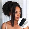 Human Hair Springy Twist Hair Extensions Afro Kinky Bulk Hair 100% Human Hair Twist Crochet Braiding Hair Springy Afro Twist Hair Extensions Natural Color For Black Women 16 Inch 100g view 3