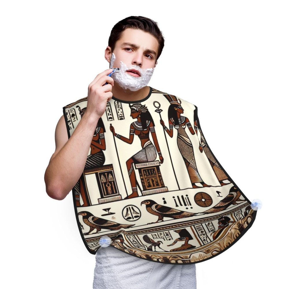 Augenstern Men'S Shaving Apron Egyptian-Horus-Ra-Falcon Father Shaving Bib Beard Bib Apron