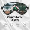 Lake Camping Print Unisex Sleeping Eye Mask,Soft Comfortable Light-Blocking Eye Mask view 3