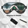 Lake Camping Print Unisex Sleeping Eye Mask,Soft Comfortable Light-Blocking Eye Mask view 4
