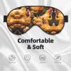 A Brood of Chickens Print Unisex Sleeping Eye Mask,Soft Comfortable Light-Blocking Eye Mask view 3