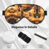 A Brood of Chickens Print Unisex Sleeping Eye Mask,Soft Comfortable Light-Blocking Eye Mask view 4