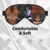 Puppies Dog Print Double-Sided Eye Mask,Soft and Light Blocking for Enhancing Sleep Quality view 3
