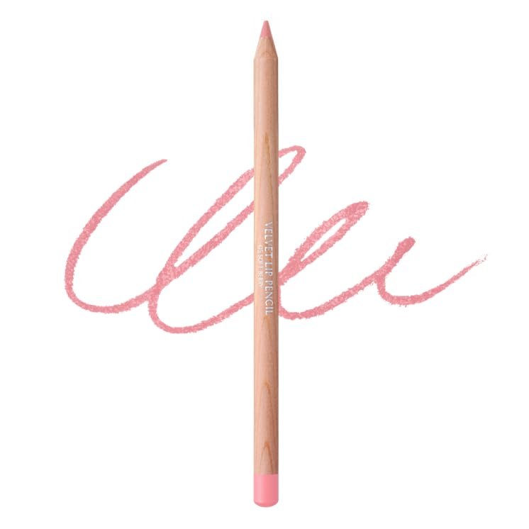 CLIO Wood Velvet Lip Pencil - Long-Lasting Lip Liner, Matte Finish, Sharpenable (005 SOFT BERRY)