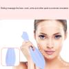 Silicone Massage Roller Handheld Face Roller Massage for Promoting Circulation Face Eyes Blue view 3
