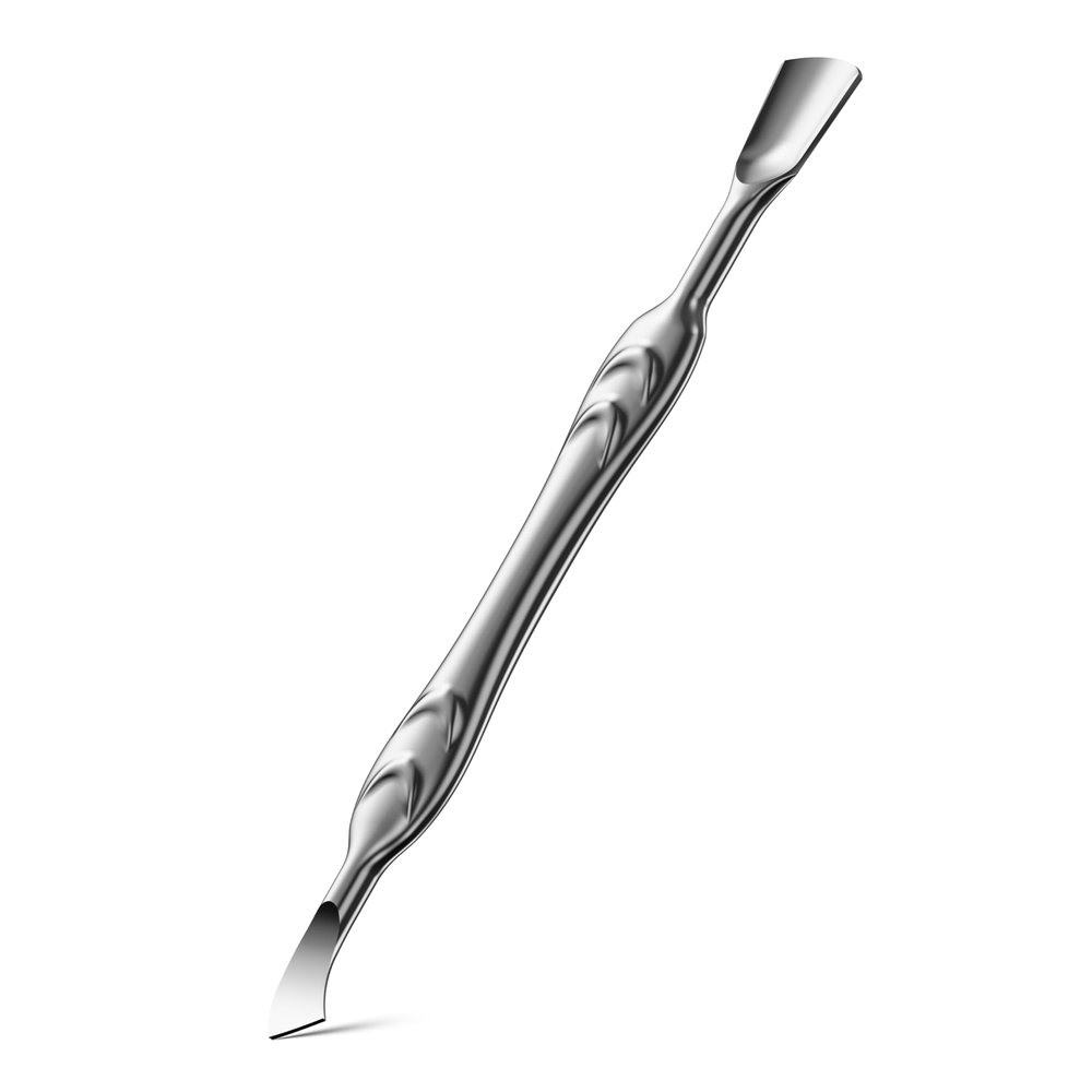 FERYES Elegant Precision Cuticle Pusher & Nail Cleaner - Dual-Ended Cuticle Stick Stainless Steel Cuticle Tool for Flawless Nail Care