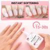 Makartt Nail File 180 240 Grit Doubled Sides Nail Files for Acrylic Nails Bundle with Cuticle Remover Liquid, 50ml Cuticle Softener, Professional Instant Cuticle Cream view 4