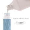 FEEJOY Travel Bottles for Toiletries, Travel Size Toiletries, TSA Approved 3oz Size Toiletry Containers, Leakproof & Refillable Silicone Bottles for Shampoo Conditioner (Grey) view 2