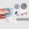 FEEJOY Travel Bottles for Toiletries, Travel Size Toiletries, TSA Approved 3oz Size Toiletry Containers, Leakproof & Refillable Silicone Bottles for Shampoo Conditioner (Grey) view 4