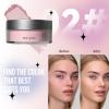 Pink Translucent Setting Powder, Shimmer Setting Powder Waterproof Oil Control Tone-up Face Powder Highlighter Makeup Finishing Long-Lasting Loose Shimmer Powder (02# Pink, 0.21Oz) view 2
