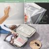 5 Pack Clear Toiletry bags, TSA Approved Quart Size Zipper Bags, PEVA Material Leakproof Travel Makeup Cosmetic Bags, Carry on Airport Airline Compliant Bags for Wome&Men view 4