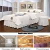 ERoomQ 6-Piece Massage Table Skirt Sheet Set,Beauty Salon Special Massage Bed Sheet,Machine Washable,White (190x80cm Square Head) (190x80cm Round Head) view 2