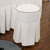 ERoomQ 6-Piece Massage Table Skirt Sheet Set,Beauty Salon Special Massage Bed Sheet,Machine Washable,White (190x80cm Square Head) (190x80cm Round Head) view 3
