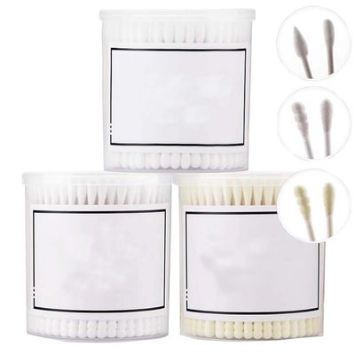 600 Counts Cotton Swabs Natural Double Tipped Organic Cotton Buds Cruelty-Free Ear Swabs B05