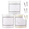 600 Counts Cotton Swabs Natural Double Tipped Organic Cotton Buds Cruelty-Free Ear Swabs B05 view 1