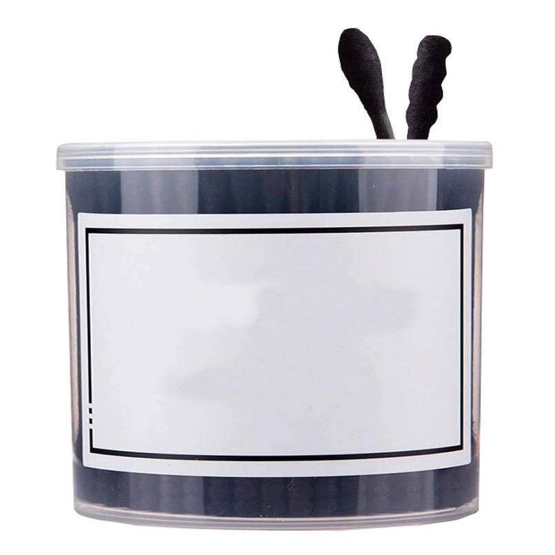 200 Counts Cotton Swabs Natural Double Tipped Organic Cotton Buds Cruelty-Free Ear Swabs A03