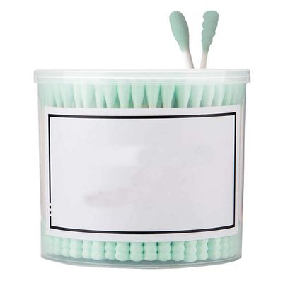 200 Counts Cotton Swabs Natural Double Tipped Organic Cotton Buds Cruelty-Free Ear Swabs A05