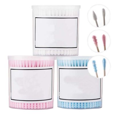 600 Counts Cotton Swabs Natural Double Tipped Organic Cotton Buds Cruelty-Free Ear Swabs B06
