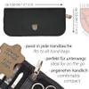 3 Swords Germany - brand quality 5 piece manicure pedicure grooming kit set for professional finger & toe nail care scissors clipper genuine leather black case in gift box, Made in Germany view 4