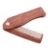 Beaupretty 3pcs Folding Mustache Comb Beard Brush Portable Hair Tool Household Use Hair Supply view 1