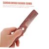 Beaupretty 3pcs Folding Mustache Comb Beard Brush Portable Hair Tool Household Use Hair Supply view 3