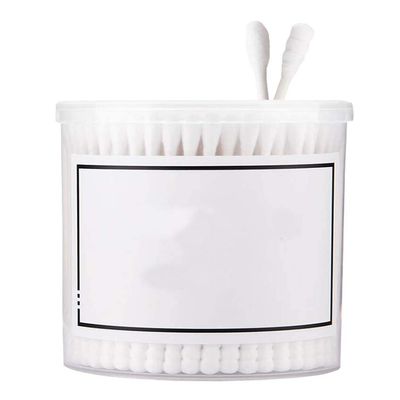 200 Counts Cotton Swabs Natural Double Tipped Organic Cotton Buds Cruelty-Free Ear Swabs A02