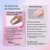 KQueenest Cat Eye Pink Press on Nails Short Square, 30 Pcs Thick Glitter Fake Nails Press ons, Sparkle Bling Acrylic Nails Glue on Short, Shiny Cute False Nails Stick on Nails for Women Manicure view 3