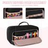 Fasrom Travel Carrying Case Compatible with Shark Flexstyle Hair Dryer, Hair Tool Organizer Bag Compatible with Dyson Airwrap and Straightener, Black view 4