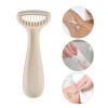 Beavorty Manual Body Hair Trimmer Portable Hair Remover for Women for Legs Armpits and Bikini for Travel and Shower Use Almond view 3