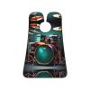YQxwJL Cool Drum Set Print Beard Bib Apron, Shaving Apron For Dad, Men'S Hair Catcher For Shaving Best Gifts For Dad view 2