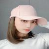WUODHTW Women's Hat wig Duck Tongue hat collarbone Hair Straight hair inner Buckle wig Baseball Cap Sun Hat Wave Curly Hair view 4