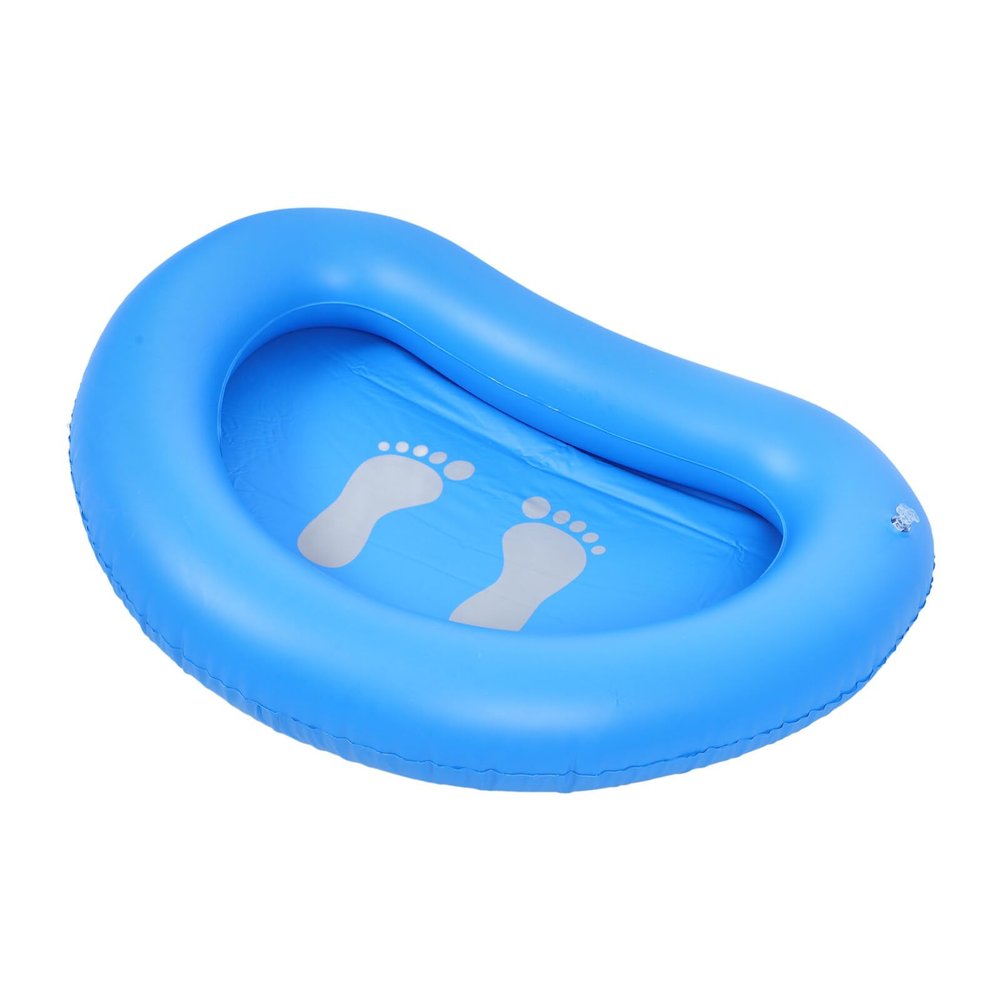 POPETPOP Inflatable Pool Foot Bath Tray for Soaking Feet Basin for Cleaning and Grass for Above Ground Pools and Spas
