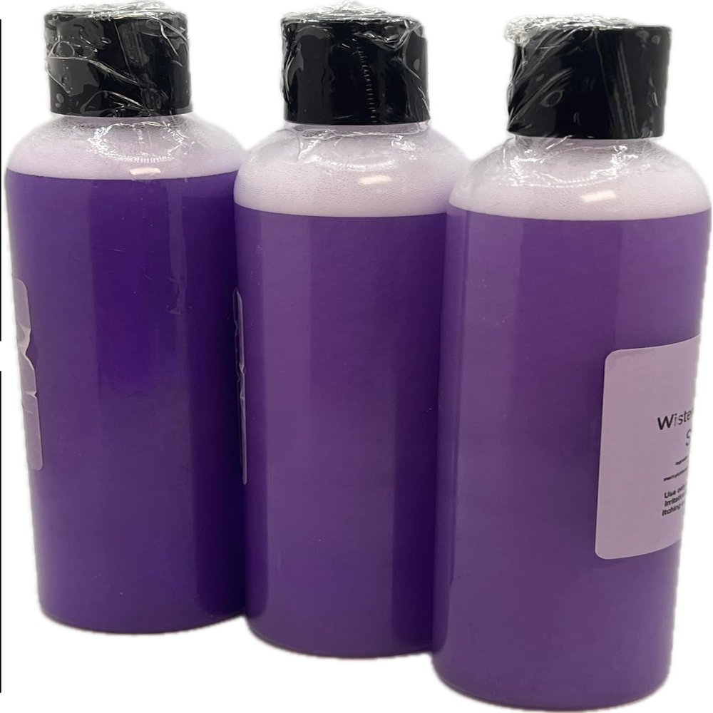 Bubble Bath, Assorted Scents and Colors, 2 oz and 8 oz Bottles (Wisteria & Lilac, Large)