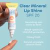 Seaweed Bath Co. Hydrating Clear Mineral Lip Shine SPF 20 Sunscreen Zinc Oxide Lip Balm, 0.28 Oz (6 Pack), Moisturizing Care for Dry, Chapped Lips view 2