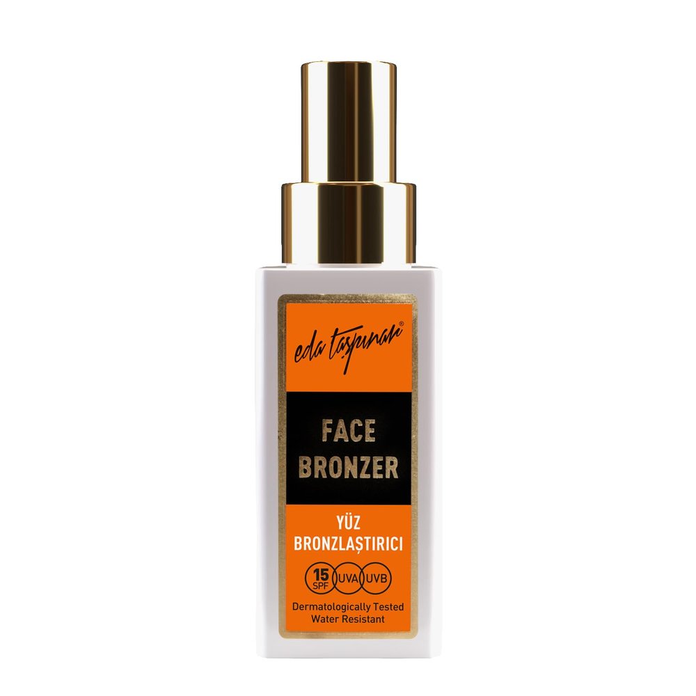 Eda Tapnar Gradual Face Tanning Lotion Bronzing Face Tanner with DHA, Ceramide NP & Phospholipids I Natural Glow Face Bronzer Lotion I Streak-Free Application I 50ml / 1.7 fl oz