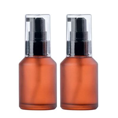 2 Pcs 60ml 2oz Glass Pump Bottles Refillable Glass Pump Lotion Dispenser Cosmetic Cream Pump Bottle Travel Size Soap Dispenser Cosmetic Containers Travel Pump Bottles for Toiletries(Wine Red)