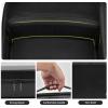 Boobowl Barber Accessories Bag for Clippers and Supplies, Mens Hair Trimmers Box, Portable Clipper Storage Holder Organizer for Hair Cutting, Guard Grooming Kit and Barbers Supplies (Bag Only) -Black view 4