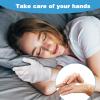 APLZGMG 7Pair White 100% Cotton Gloves for Eczema and Dry Hands - Moisturizing Gloves SPA Overnight - Breathable Sleeping Gloves view 2