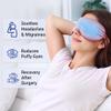 2PCS Cold Eye Mask - Cooling Eye Mask for Puffy Eyes, Cold Compress for Dark Circles, Tired Eyes, Headache, Migraines Relief - Reusable Gel Ice Pack, Weighted Sleep Mask(Black, Pink) view 2