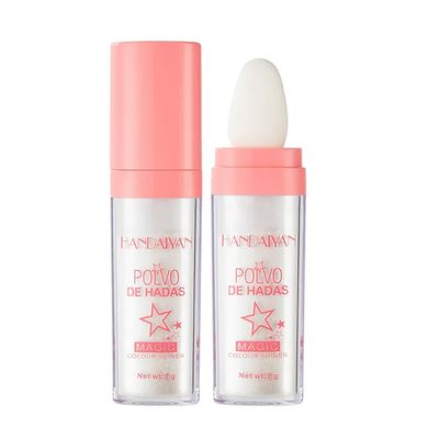 3 Color Highlighter Contour Powder Makeup,Brighten Body,Long-Lasting,Glitter,Shimmer, for Face and Eye Pearlescent Highlight Powder Makeup (02#Pink, 1.7 Ounce (Pack of 1))