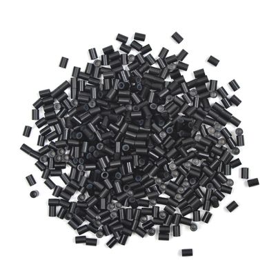 1000 Pcs Hair Extensions Micro Rings Links Beads Silicone Lined Copper Ring 3.5 mm Hair Beads for Hair Extensions (3.5mm Black)