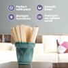 Tress Wellness Craft Sticks, Popsicle sticks, Premium Splinter-Free Wooden Sticks for Waxing, Wax Stick for Body and Face Waxing, 140 pieces view 4