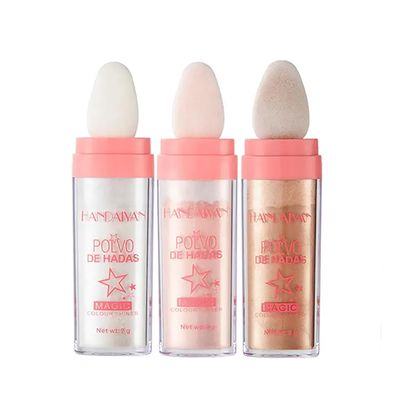 3 Color Highlighter Powder Makeup,Brighten Body,Long-Lasting,Glitter,Shimmer, for Face and Eye Pearlescent Highlight Powder Makeup,with Beautiful Shiny Finish (03#Bronze, 1.7 Ounce (Pack of 1))