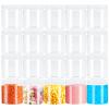 20Pack 4oz Clear Plastic Slime Containers with Lids,Round Refillable Travel Storage Sealed Jars Wide Mouth Container for Candy,Makeup,Cosmetics,Lotions,Eye Shadow,Cream,Butters view 1