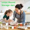 20Pack 4oz Clear Plastic Slime Containers with Lids,Round Refillable Travel Storage Sealed Jars Wide Mouth Container for Candy,Makeup,Cosmetics,Lotions,Eye Shadow,Cream,Butters view 4