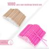 1000 Pcs Micro Applicator Brushes & Microblading Cotton Swabs - Precision Beauty Supplies for Eyelash Extensions, Permanent Makeup, Brow Lamination, Lash Serum Applications view 2